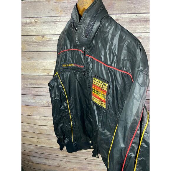 Porsche 70s Style Auto Competition Vintage Racing Windbreaker – Medium Rare Find - Picture 5 of 16